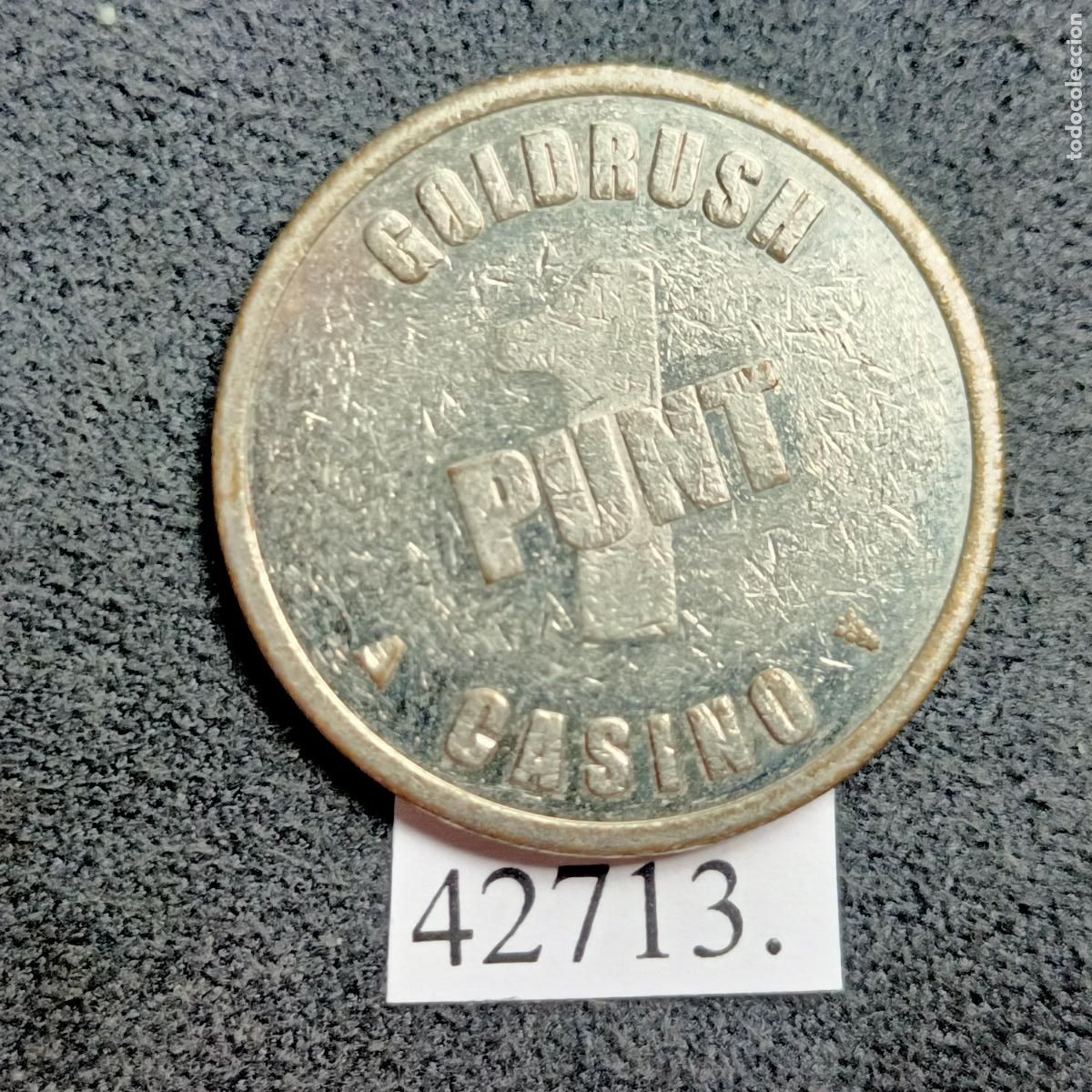 Monedas locales: ficha gold rush, casino, token, jet&oacute;n - Foto 1