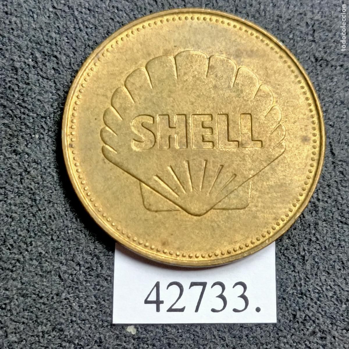 Monedas locales: Ficha Shell, Bell XS1, 1947, token, jeton - Foto 2