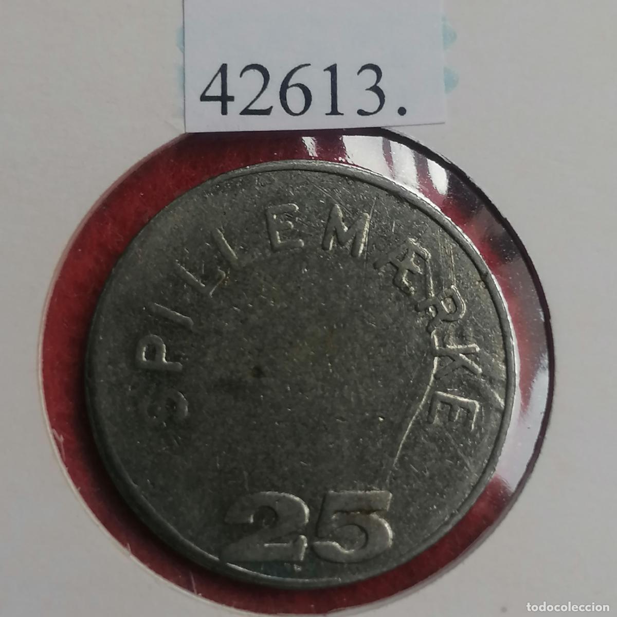 Monedas locales: Ficha Dinamarca, Spillemaerke, token, jeton - Foto 2