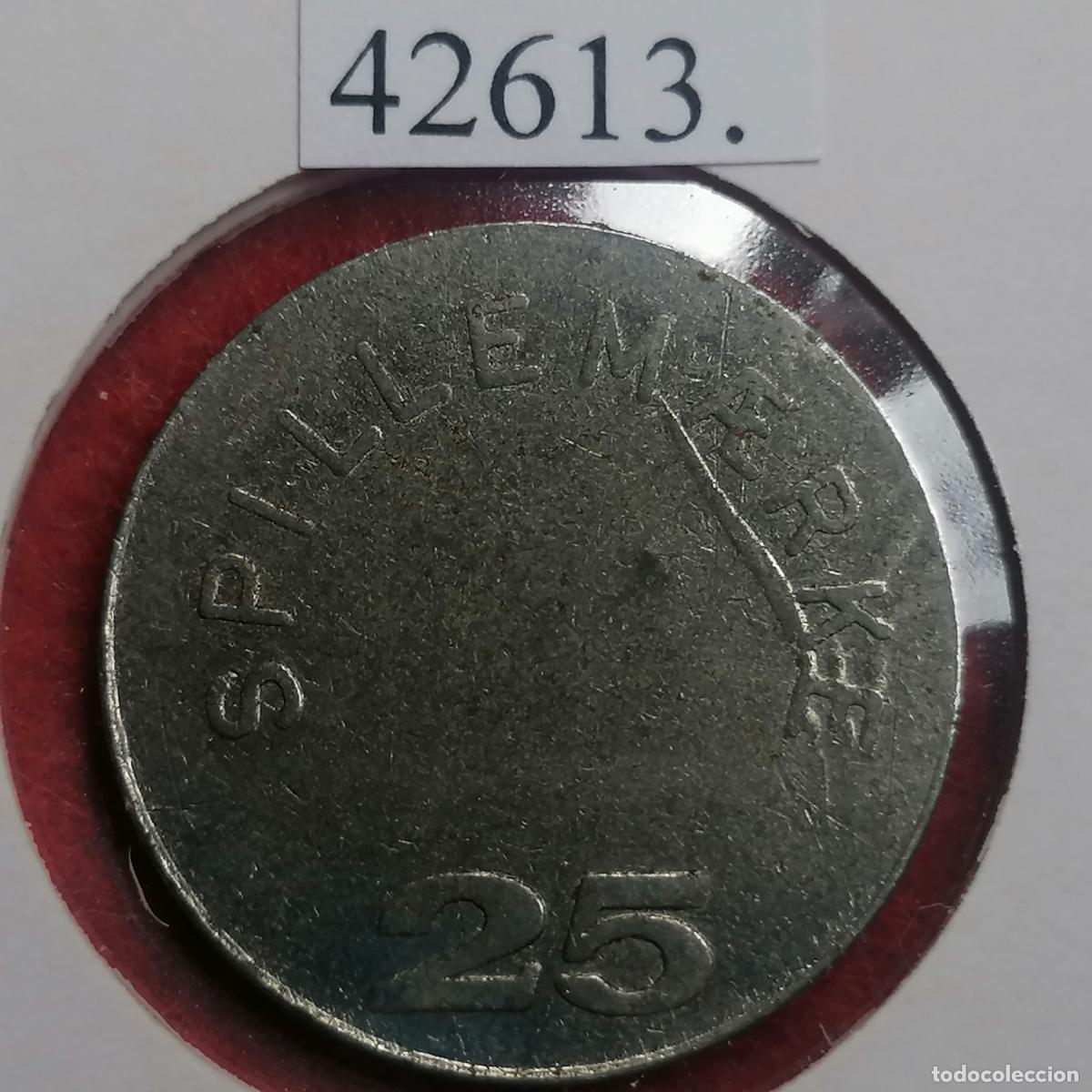 Monedas locales: Ficha Dinamarca, Spillemaerke, token, jeton - Foto 1