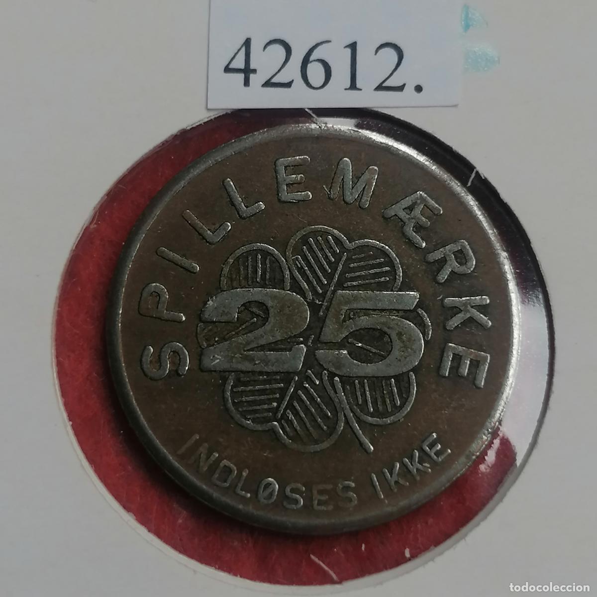 Monedas locales: Ficha Dinamarca, Spillemaerke, token, jeton - Foto 2