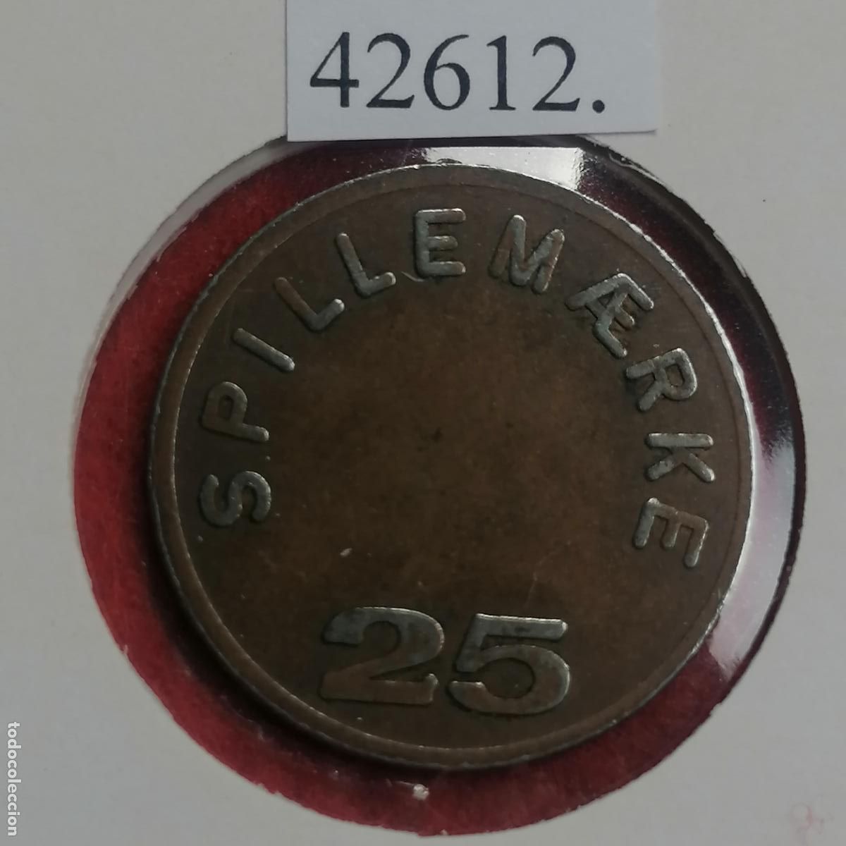 Monedas locales: Ficha Dinamarca, Spillemaerke, token, jeton - Foto 1