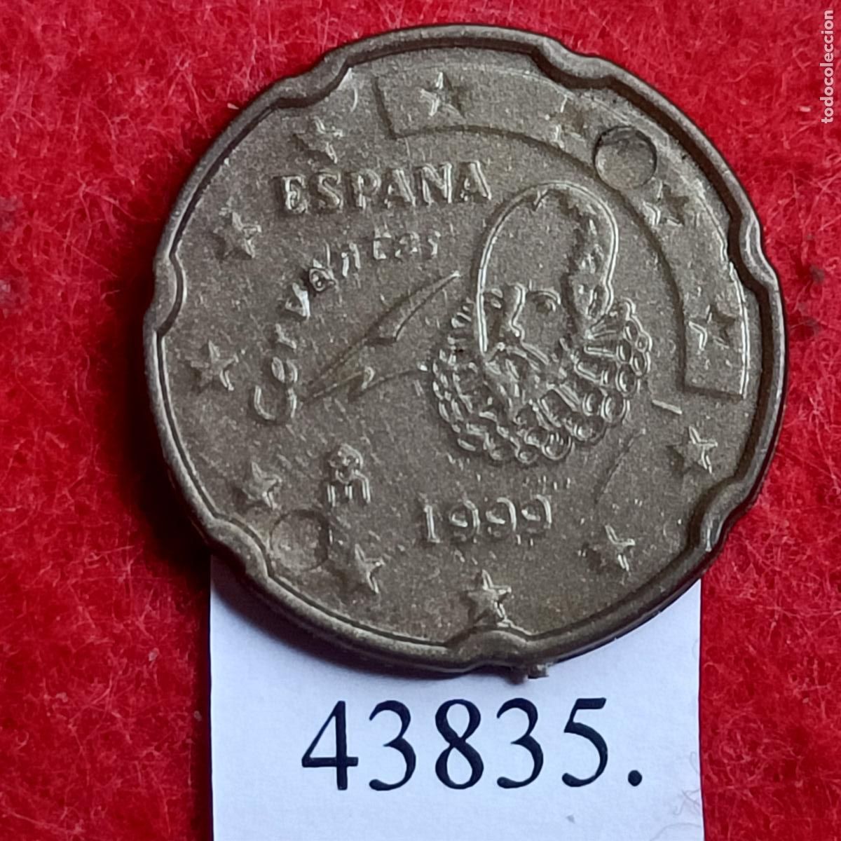 Monedas locales: Ficha Espa&ntilde;a, 20 centimos 1999, token, jet&oacute;n - Foto 1
