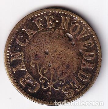 Monedas locales: FICHA DE 10 CENTIMOS DEL GRAN CAFE NOVEDADES (MONEDA) - Foto 1