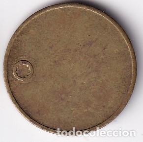 Monedas locales: FICHA DE 50 CENTIMOS DE LA HISPANO SUIZA DE BARCELONA (MONEDA) - Foto 2
