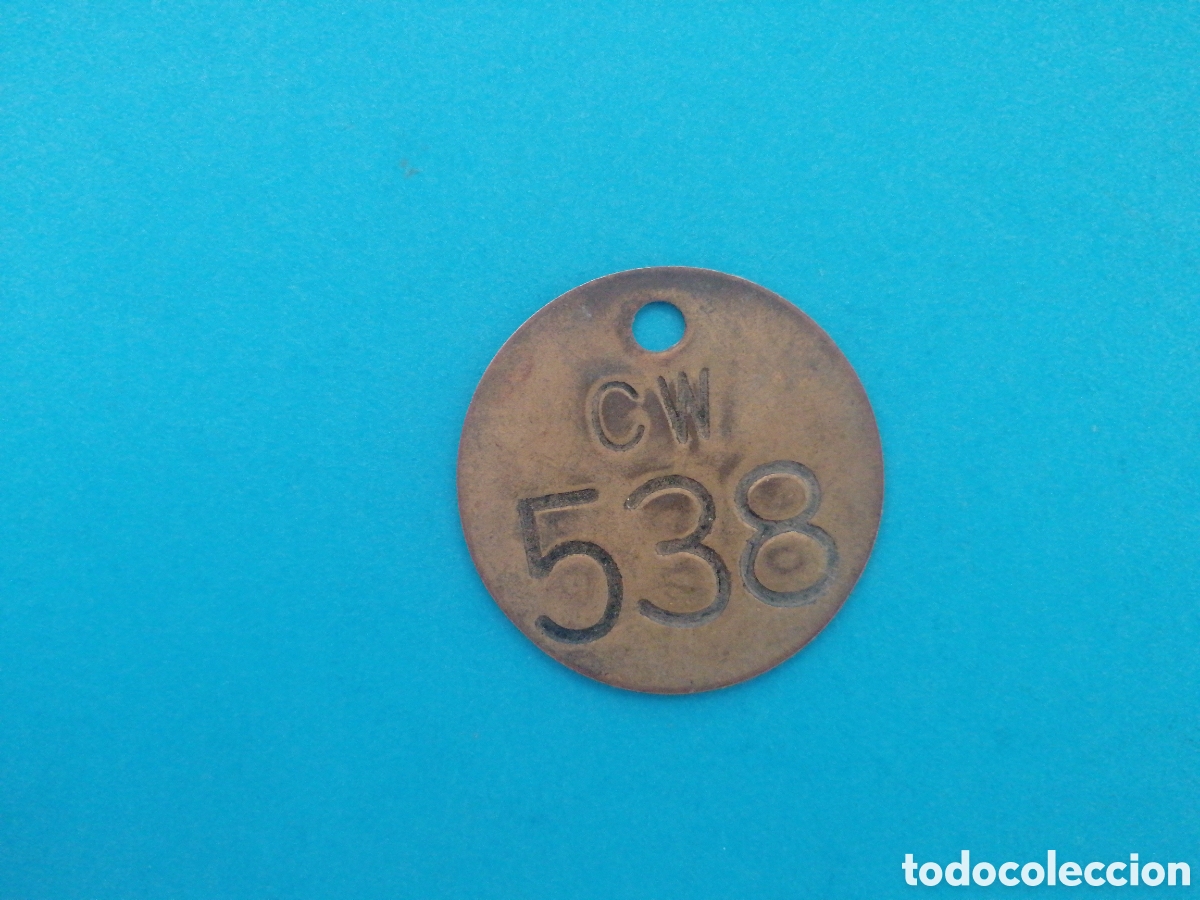 Monedas locales: Ficha CW n&uacute;mero 538. - Foto 1