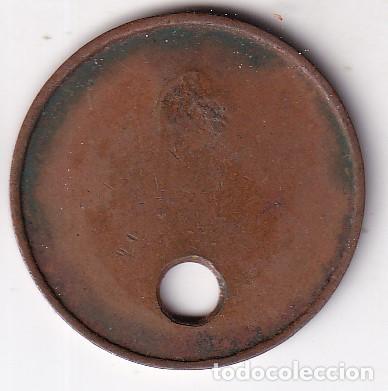Monedas locales: FICHA DE 10 CENTIMOS DE LA UNION COOPERATISTA BARCELONESA (MONEDA) - Foto 2