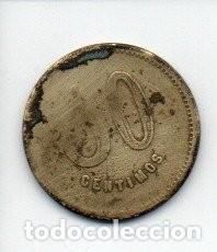 Monedas locales: 10 CENTIMOS COOPERATIVA LA DIGNIDAD - Foto 2