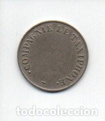 Monedas locales: FICHA, TOKEN - COMPAGNIE LE TAXIPHONE. - Foto 1