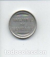 Monedas locales: FICHA, TOKEN - SUBTE - TRANSPORTES DE BUENOS AIRES - Foto 2
