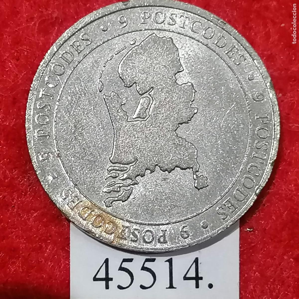 Monedas locales: ficha Holanda, Nationale Postcode Loterij, token, jet&oacute;n - Foto 1