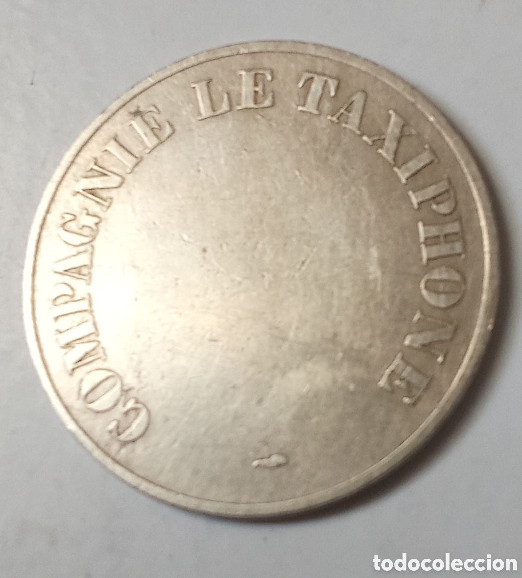 Monedas locales: MONEDA FICHA FRANCESA DE TAXIPHONE - Foto 1