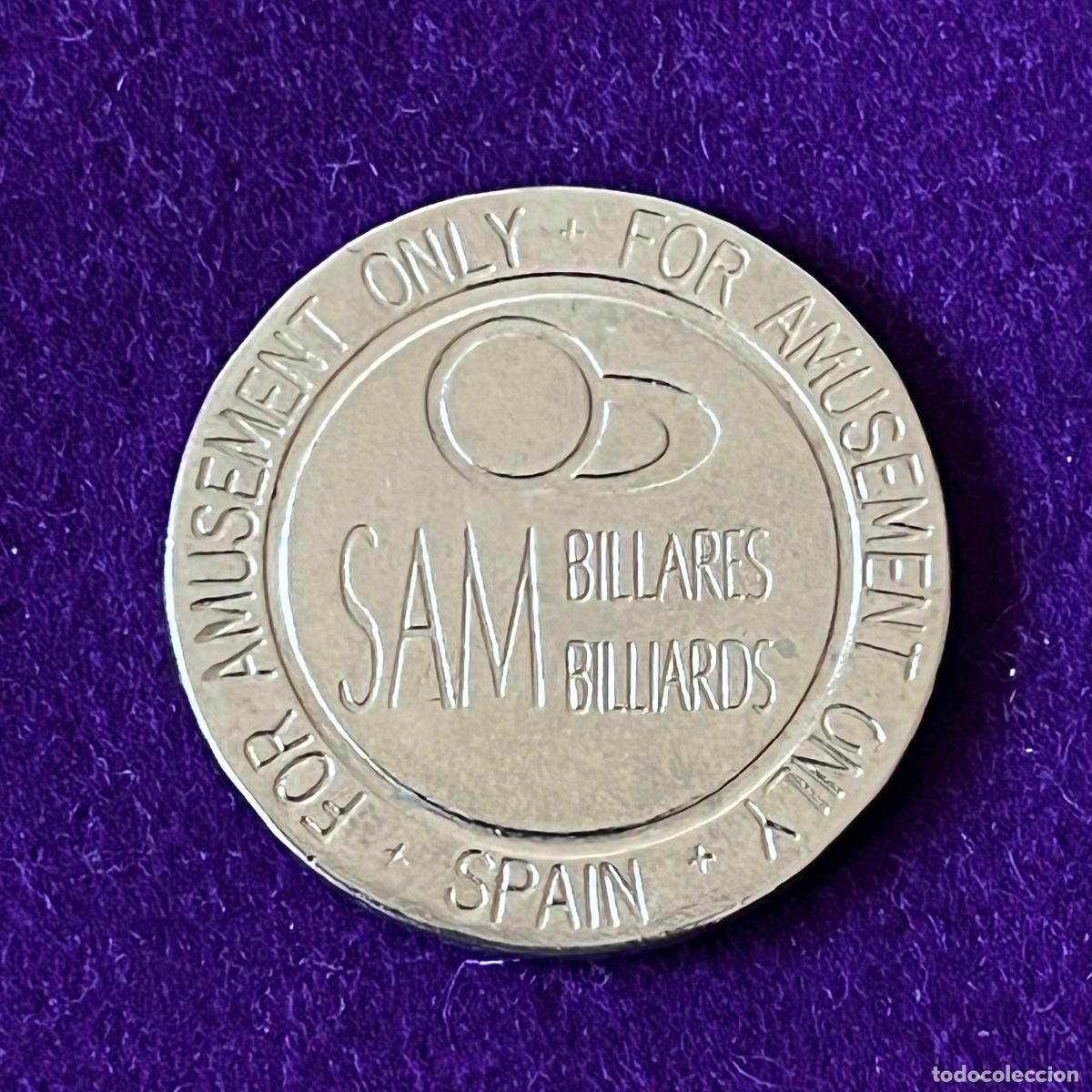 Monedas locales: FICHA VITORIA (ALAVA). BILLARES SAM. - Foto 1