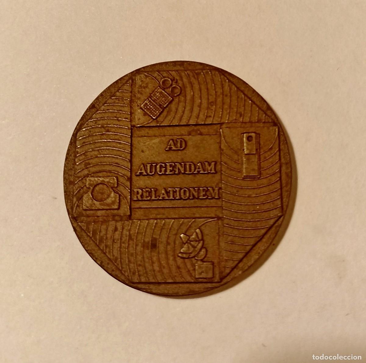 Monedas locales: MEDALLA COMPA&Ntilde;IA TELEFONICA 1974 - Foto 1