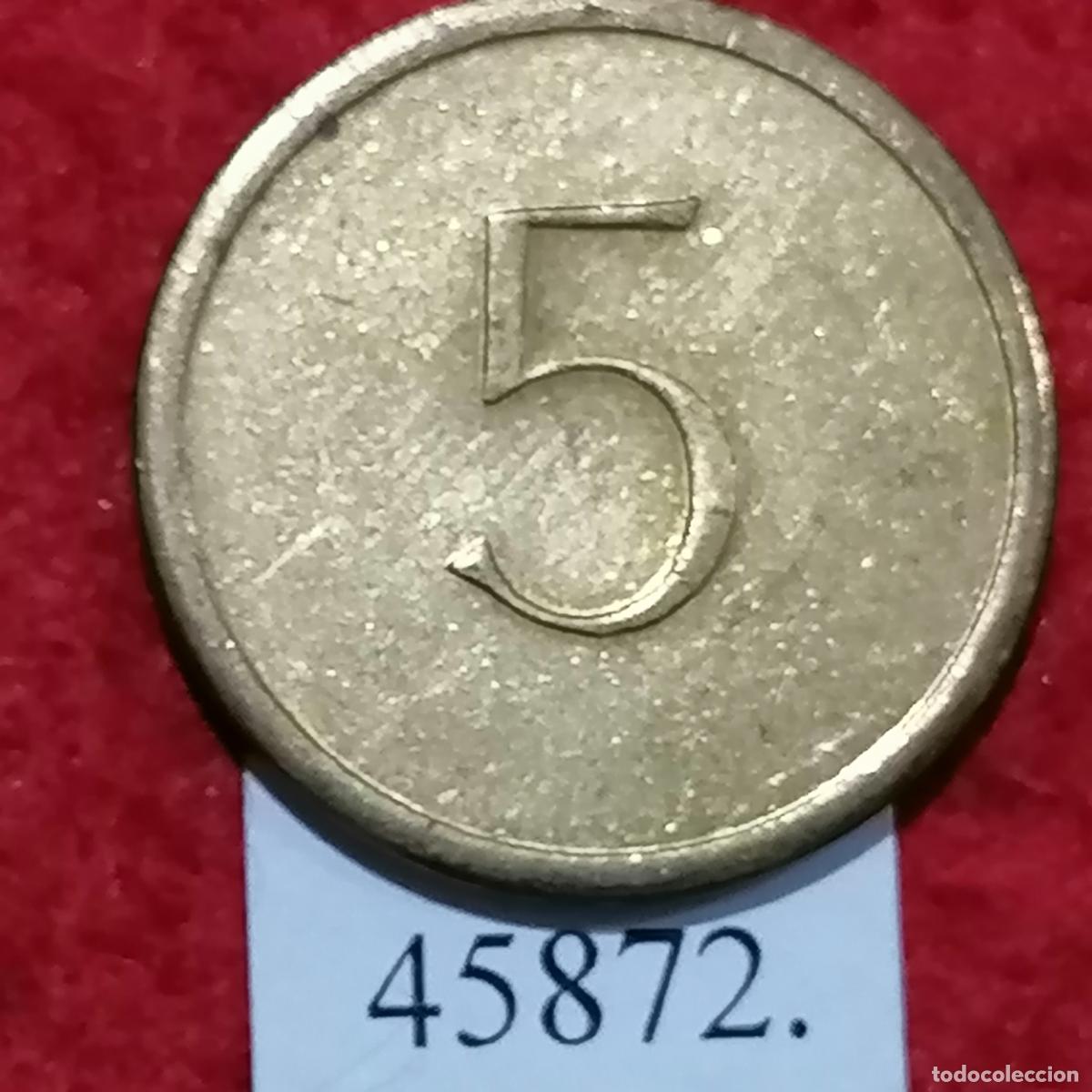 Monedas locales: Ficha Dinamarca, 5, token, jeton - Foto 2