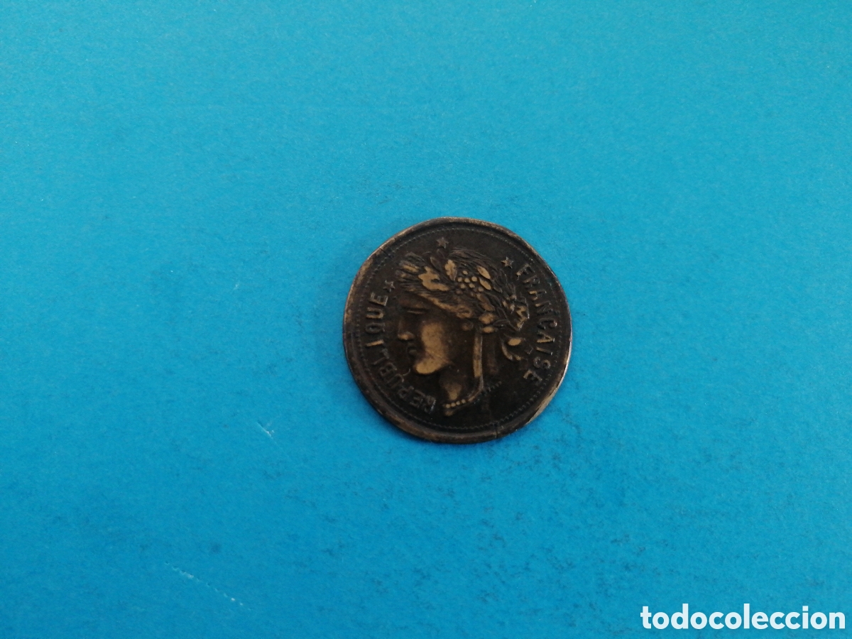Monedas locales: Ficha de Mangn&eacute; Francia - Foto 2
