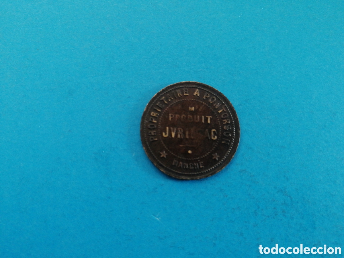 Monedas locales: Ficha de Mangn&eacute; Francia - Foto 1
