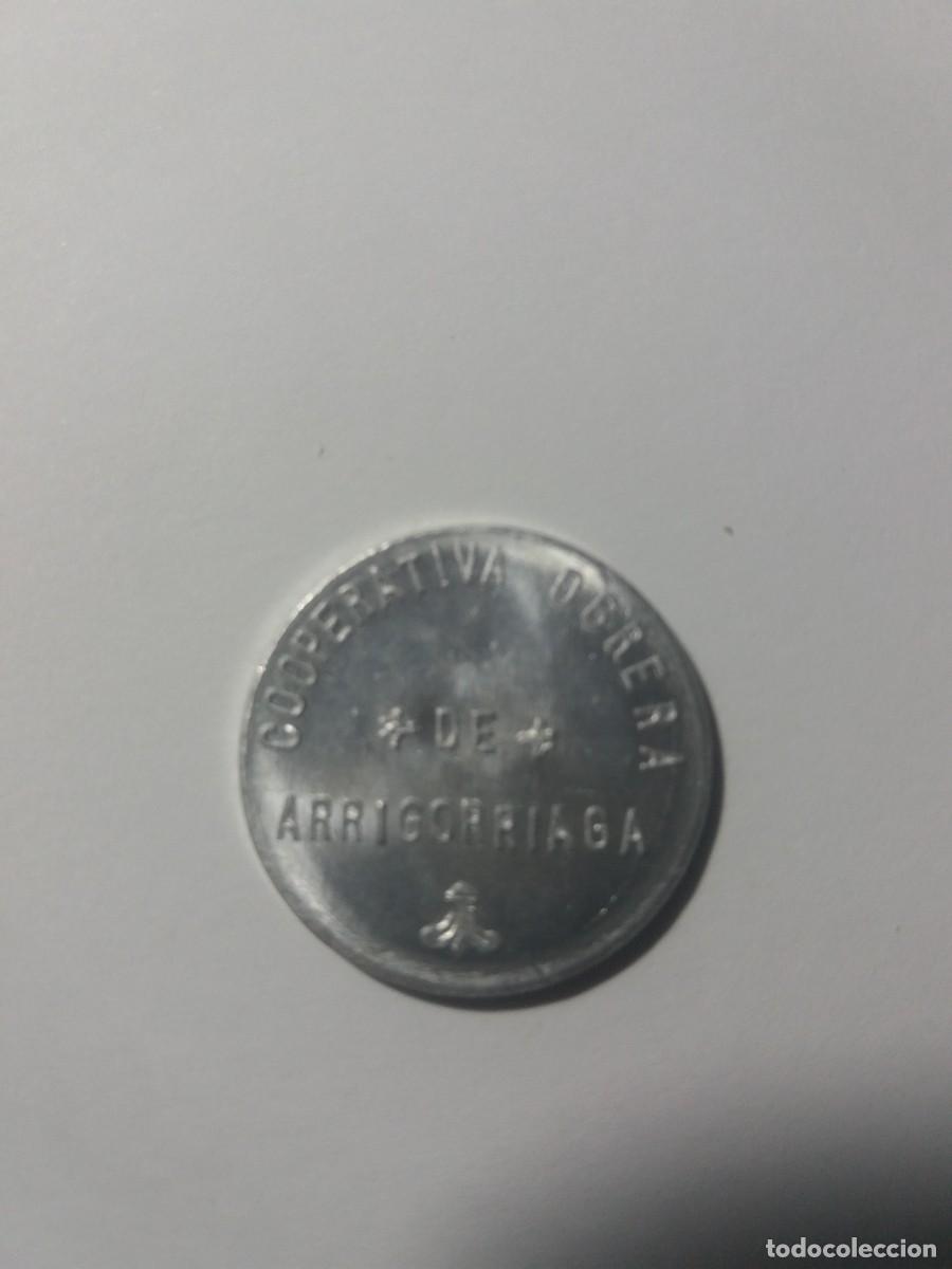 Monedas locales: Ficha 25 C&eacute;ntimos Cooperativa Obrera ARRIGORRIAGA - Foto 1
