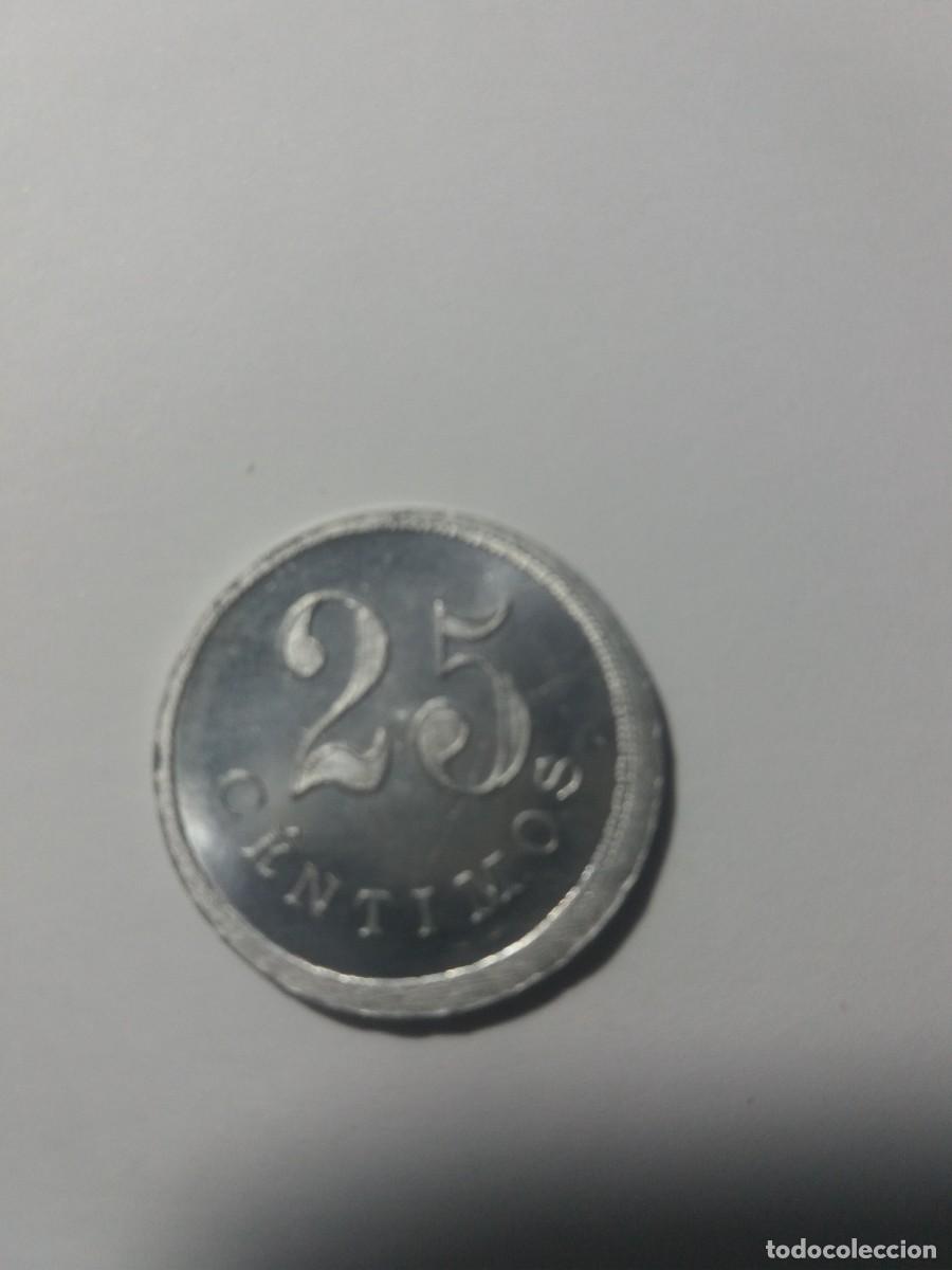 Monedas locales: Ficha 25 C&eacute;ntimos Cooperativa Obrera ARRIGORRIAGA - Foto 2