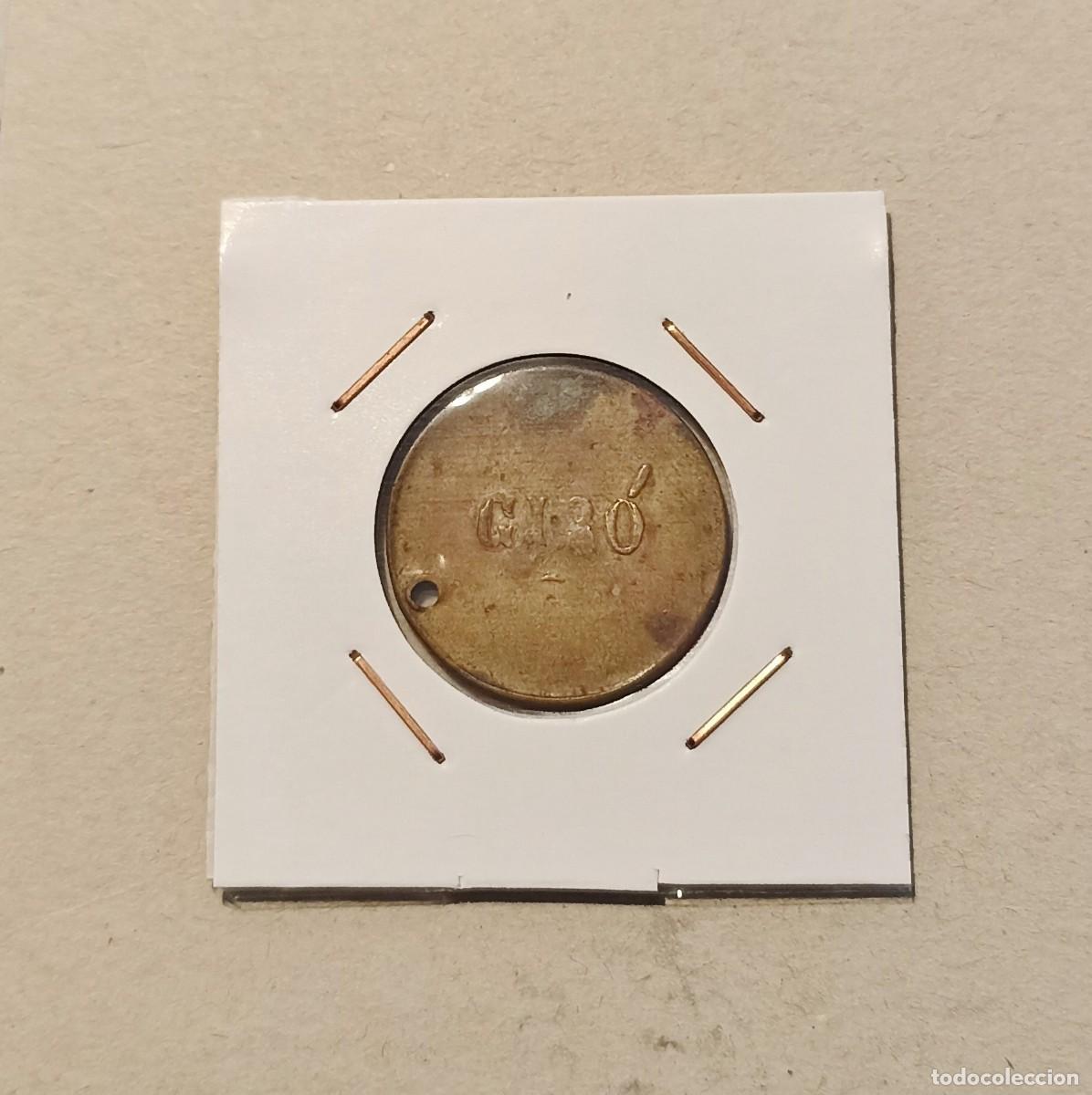 Monedas locales: FICHA CON INSCRIPCI&Oacute;N GIBO - Foto 1