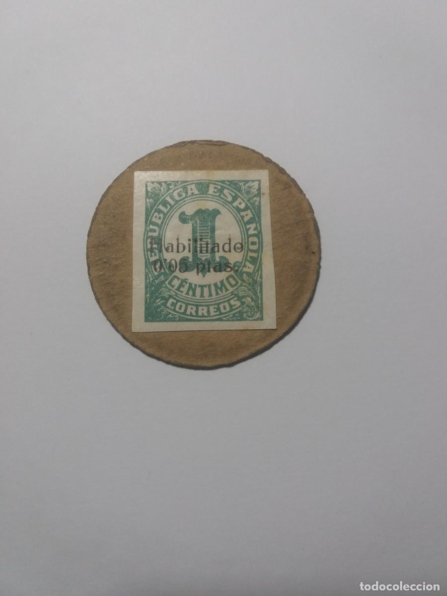 Local Coins: Ficha Cooperativa 1 Pta. Habilitado 0,05 Ptas. REPUBLICA ESPA&Ntilde;OLA