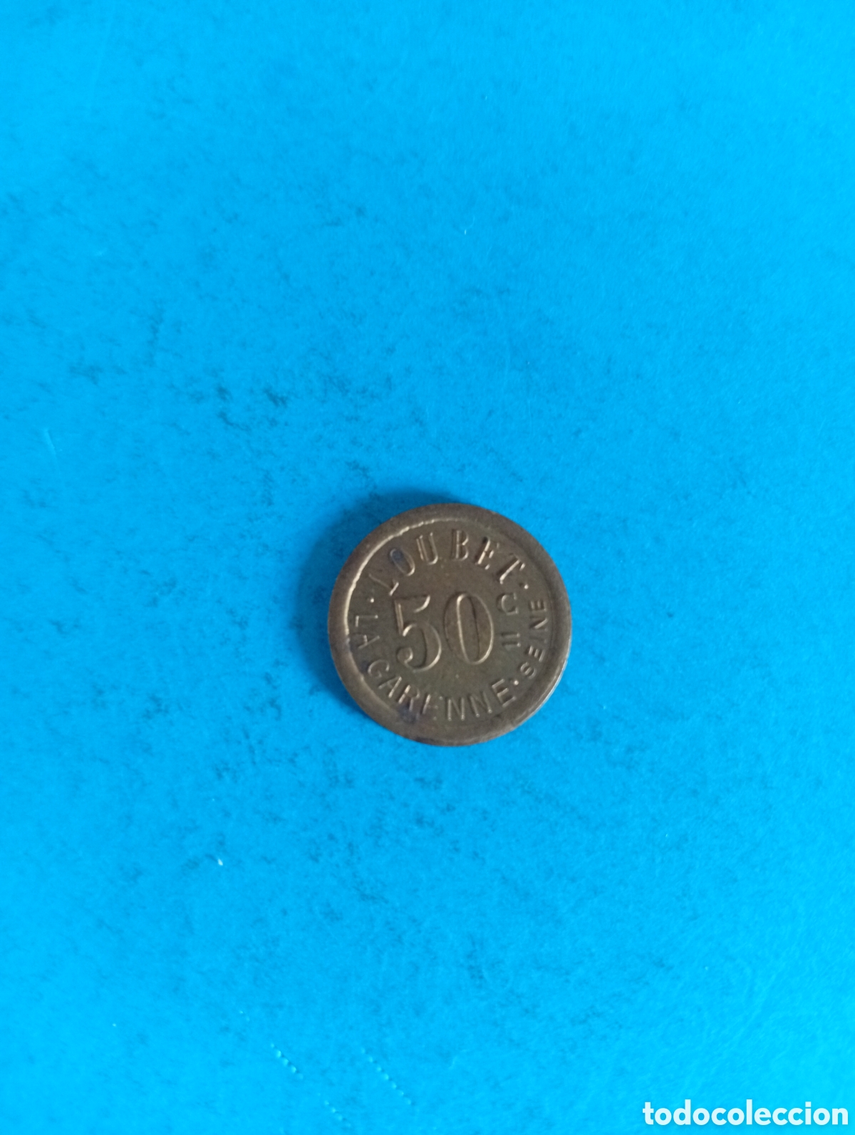 Monedas locales: Ficha de 50 centimes Loubet - Foto 2