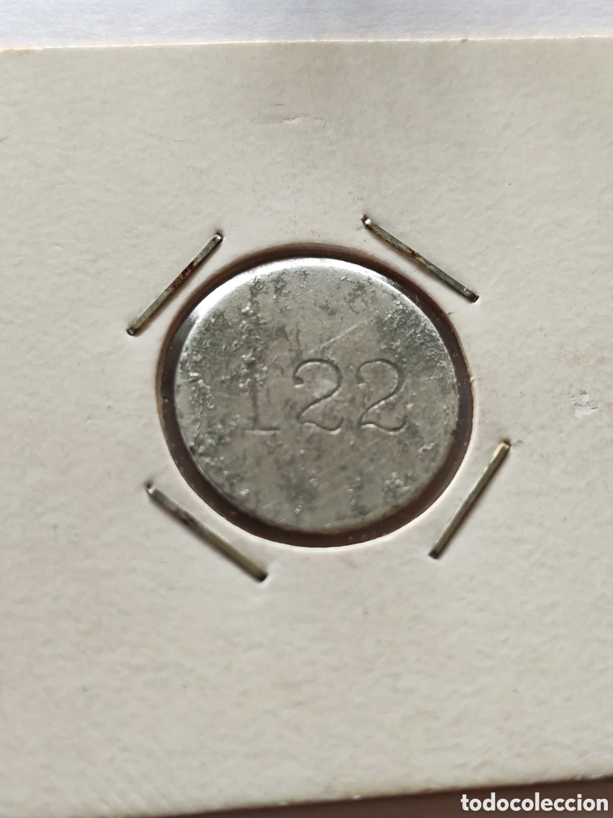 Monedas locales: Ficha de deposito o servicio de 20 centimos - Foto 2