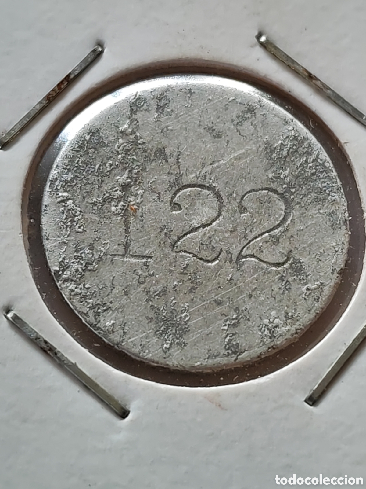 Monedas locales: Ficha de deposito o servicio de 20 centimos - Foto 4