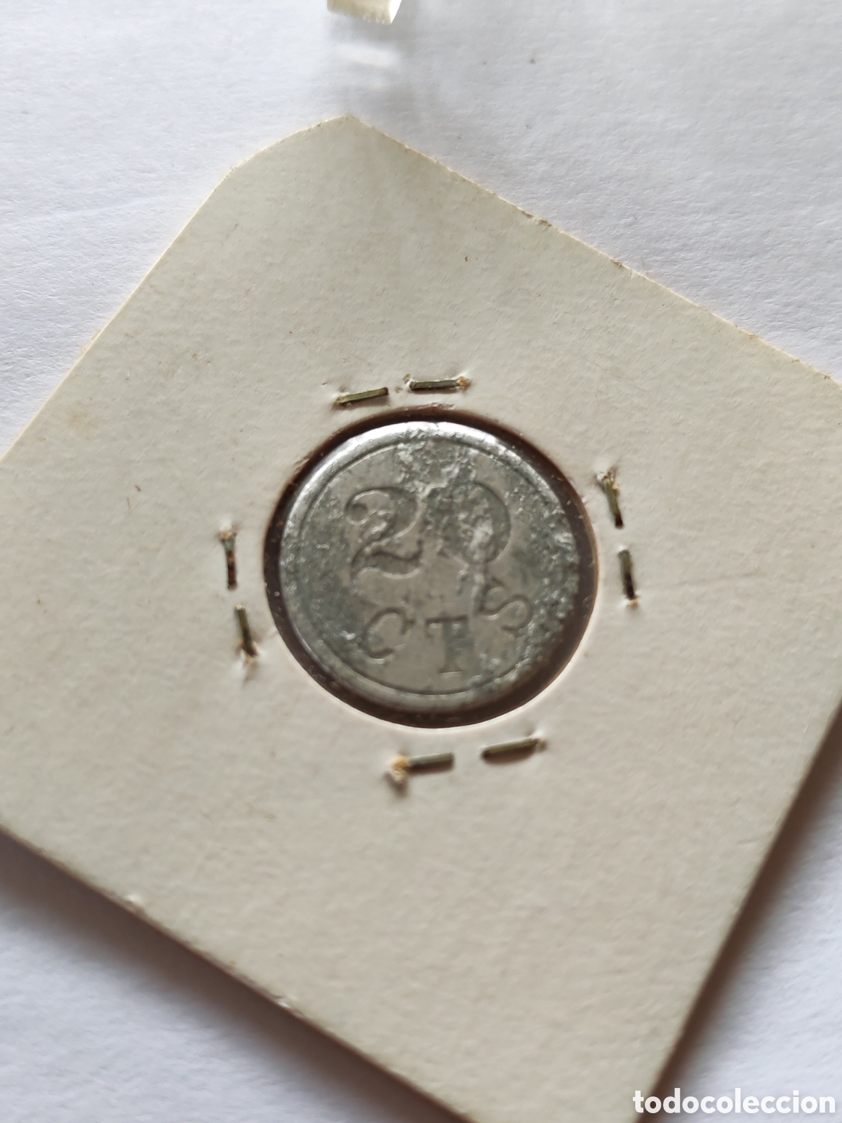 Monedas locales: Ficha de deposito o servicio de 20 centimos - Foto 1