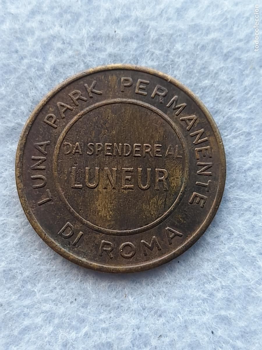 Monedas locales: Ficha Luna Park Roma. - Foto 2