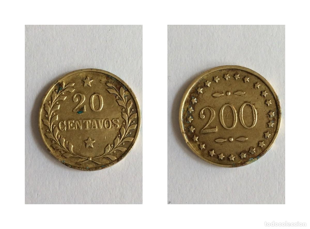 Monete locali: Ficha t&iacute;pica( princ&iacute;pios s&eacute;c. XX ) utilizada por casino muito antigo em Portugal