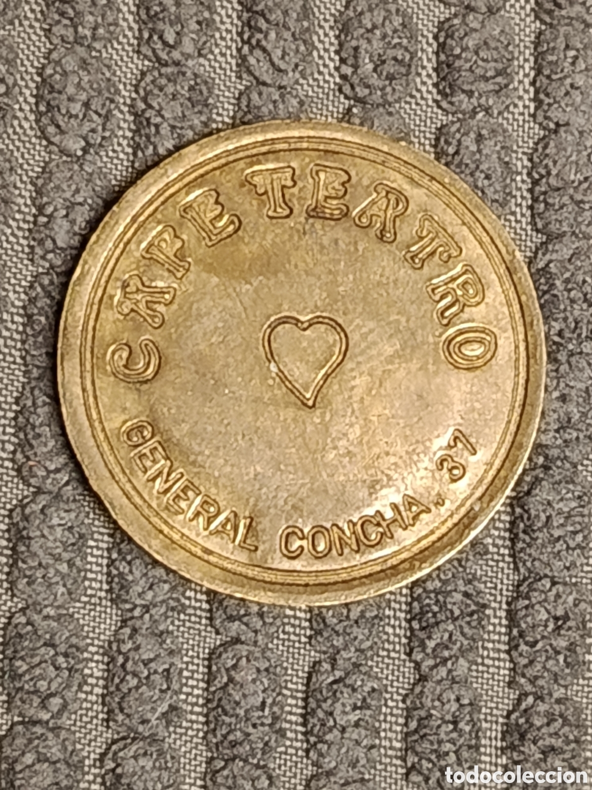 Monedas locales: 2 Fichas cafe teatro( Bilbao),General Concha 37