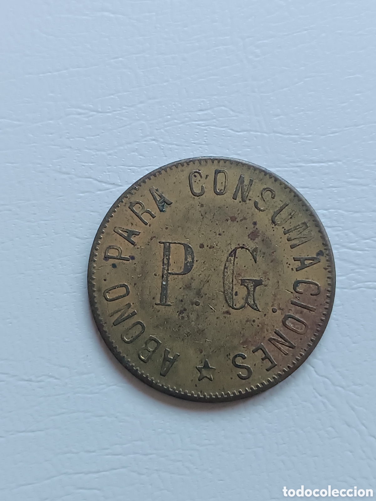 Monedas locales: Ficha 10 c&eacute;ntimos PG BARCELONA BAR - Foto 2