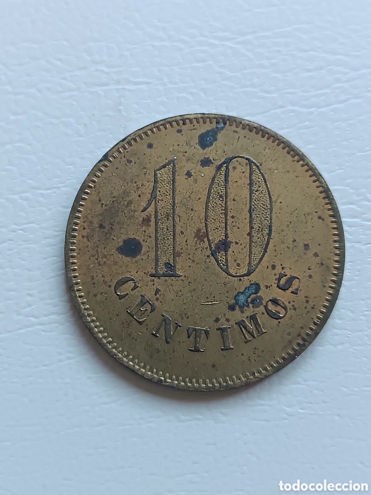 Monedas locales: Ficha 10 c&eacute;ntimos PG BARCELONA BAR - Foto 1