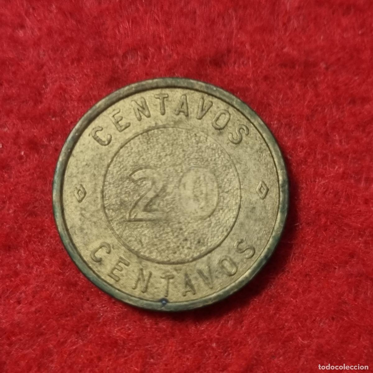 Monedas locales: FICHA VALOR 20 CENTAVOS POSIBLE CASINO SUDAMERICA ORIGINAL C20