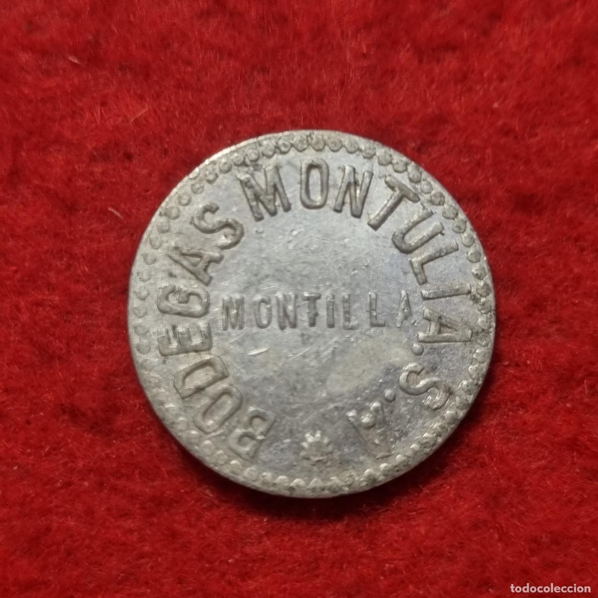 Monedas locales: FICHA COMERCIAL PUBLICIDAD BODEGAS MONTULIA MONTILLA VALOR 100 ORIGINAL C20