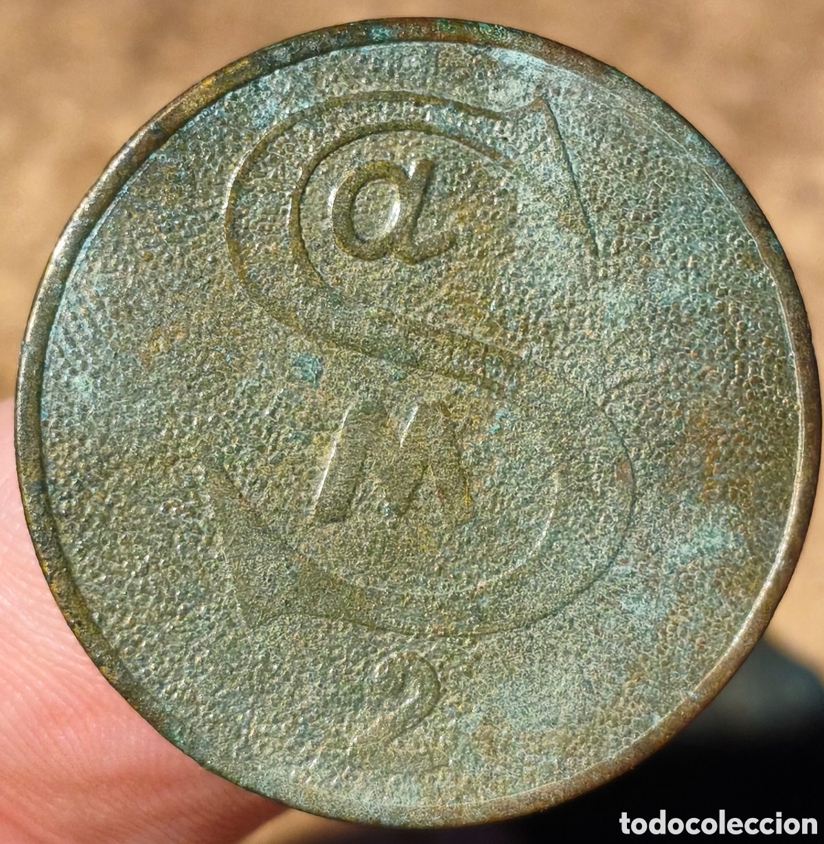 Monedas locales: BORNE - Sindicato - Agr&iacute;cola de Matar&oacute; - 2 pesetas