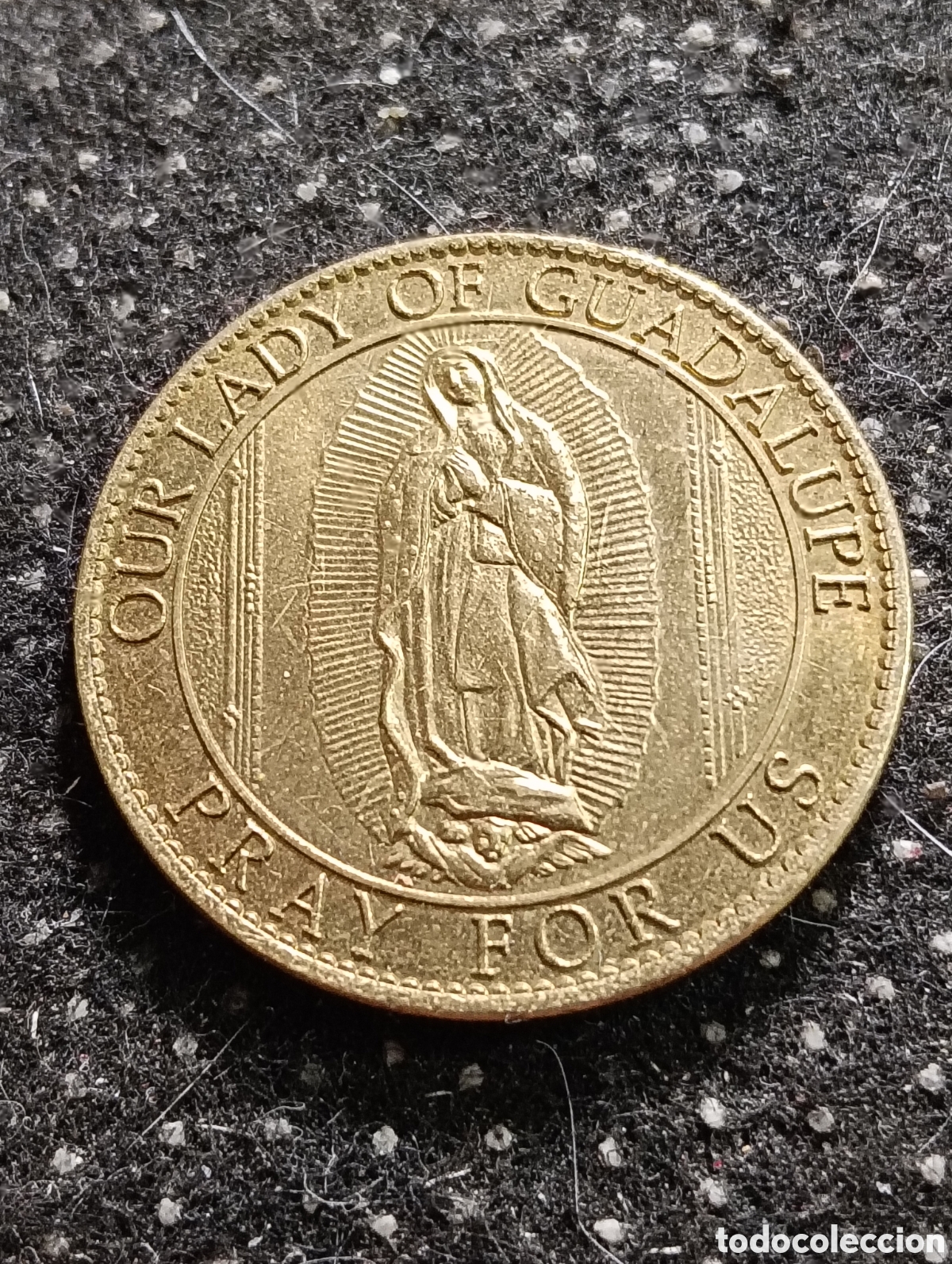 Monedas locales: Medalla Estados Unidos De Am&eacute;rica Souvenir Catedral De San Patricio y la Virgen de Guadalupe
