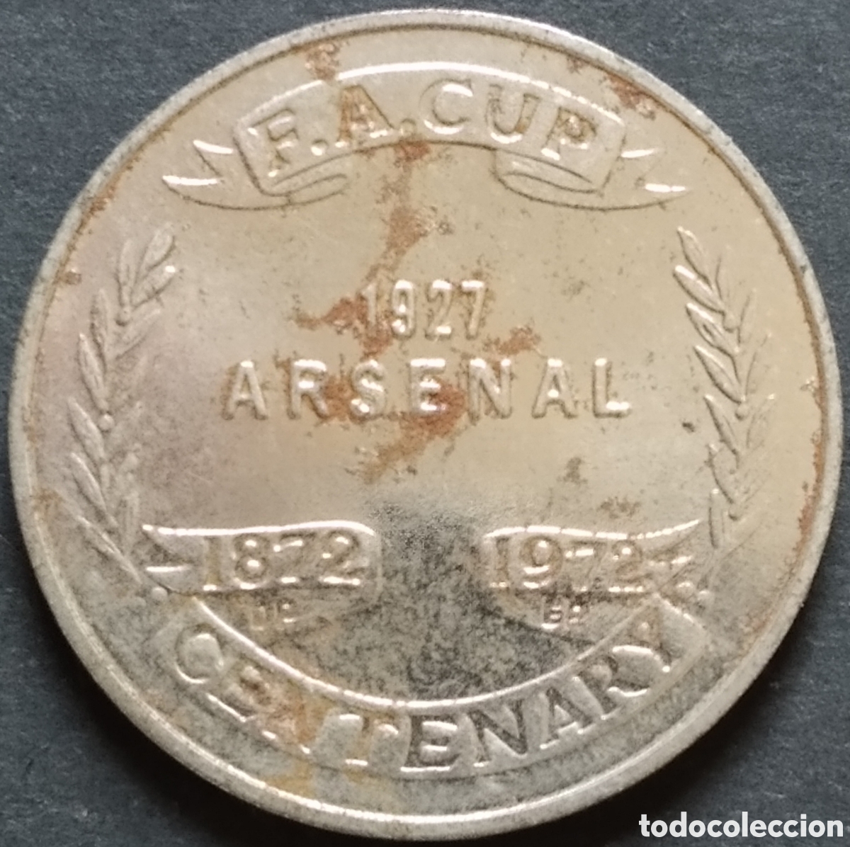 Monedas locales: TOKEN / JETON / FICHA / GETTONE / MEDALLA - CARDIFF CITY FC, 100 A&Ntilde;OS DE LA COMPETICION FA CUP