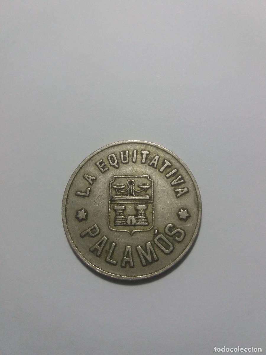 Monedas locales: Ficha Cooperativa 2 Pesetas LA EQUITATIVA Palam&oacute;s