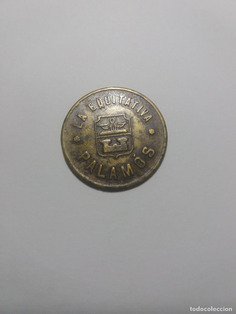 Monedas locales: Ficha Cooperativa 3 C&eacute;ntimos LA EQUITATIVA Palam&oacute;s