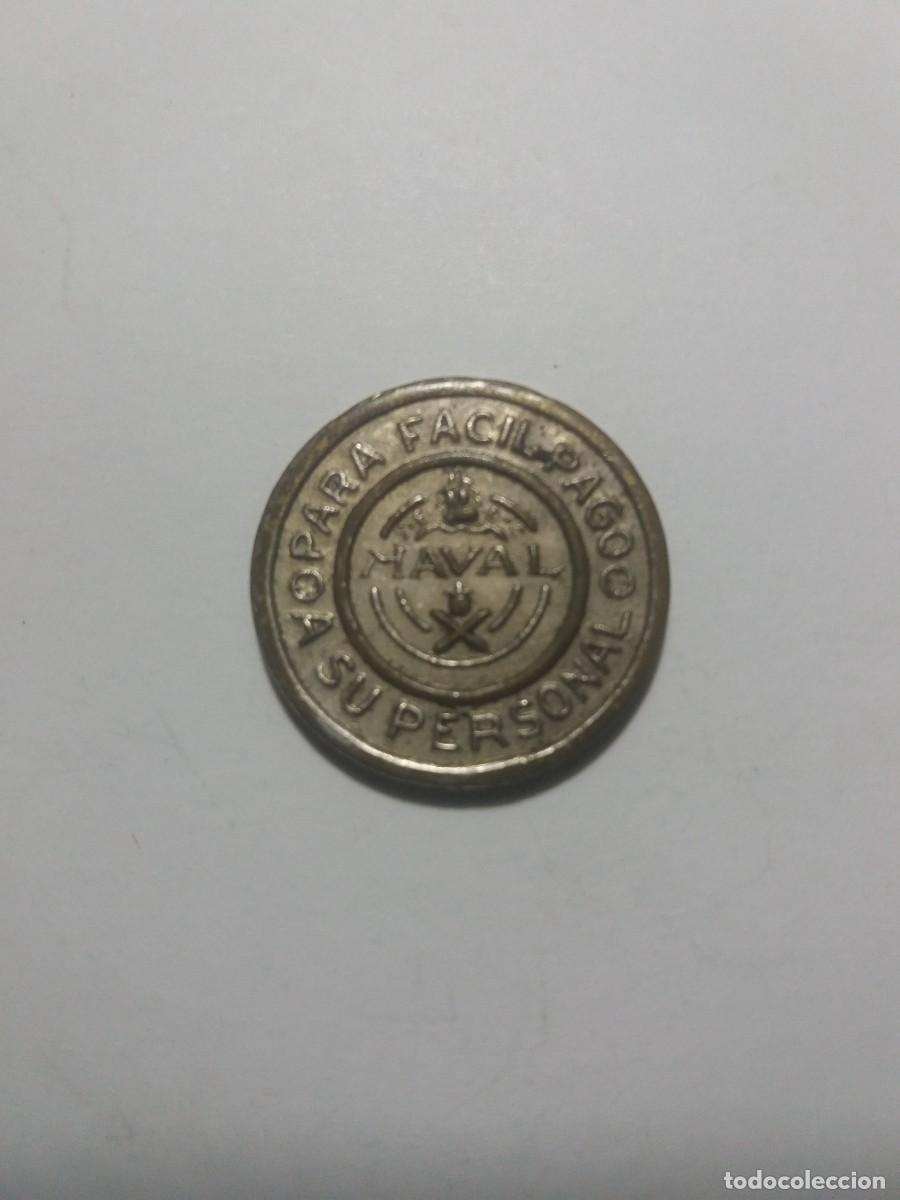 Monedas locales: Ficha Cooperativa 1 Peseta 10 Discos NAVAL