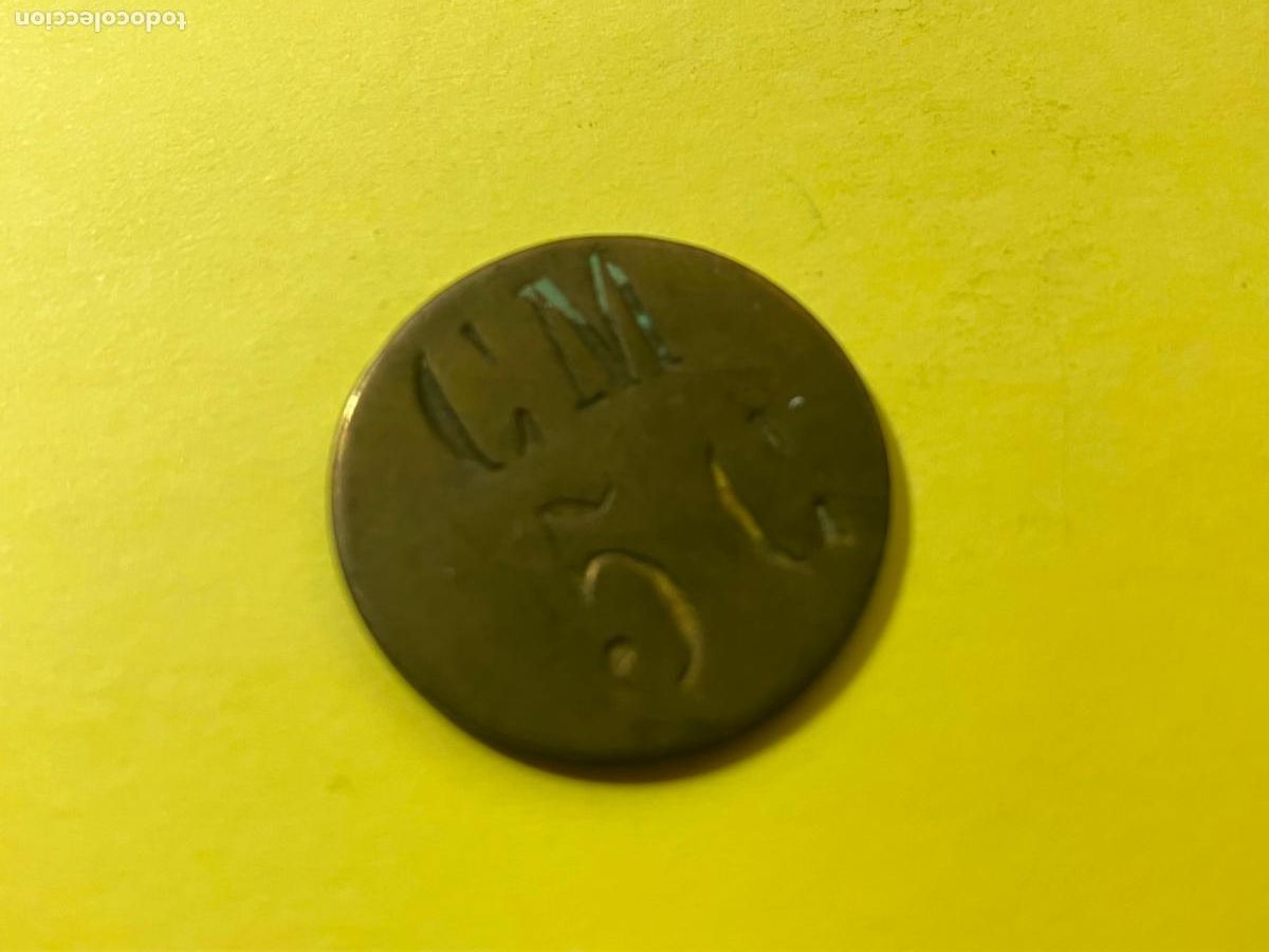 Monedas locales: Ficha Cooperativa El Masnou Guerra Civil - 5 c&eacute;ntimos