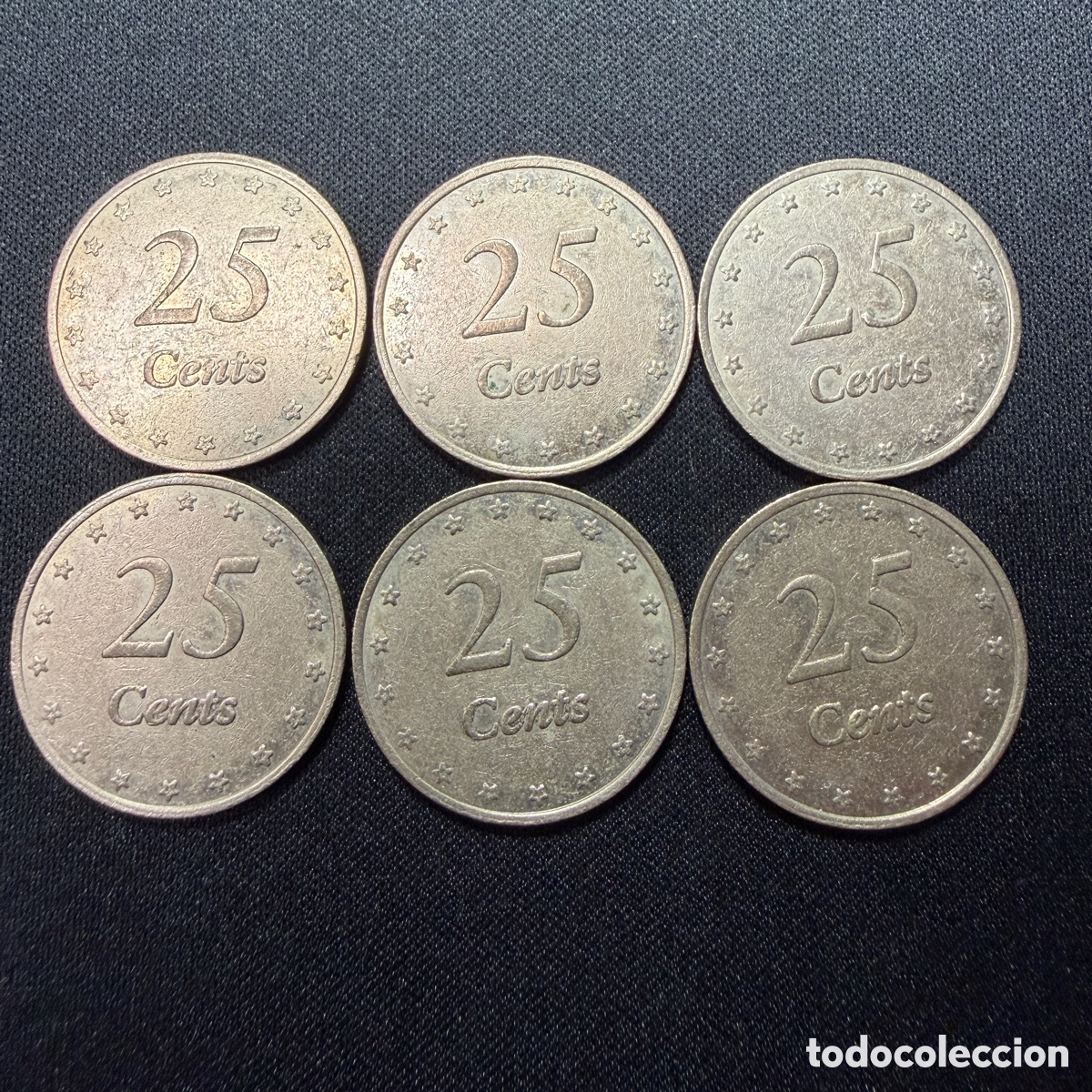 Monedas locales: Lote 6 fichas Casino de la Toja