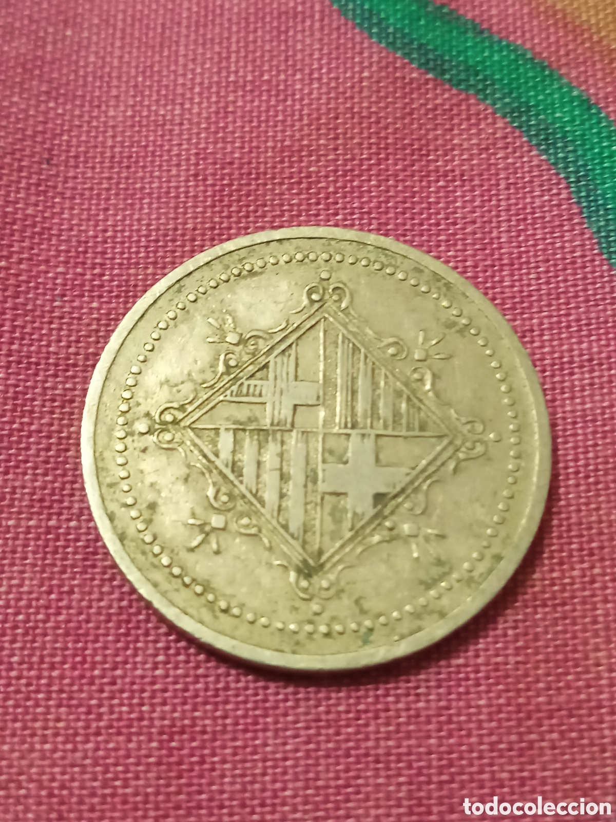 Monedas locales: RARA FICHA 23 MM. C&Iacute;RCULO MERCANTIL BARCELONA CATALU&Ntilde;A CATALUNYA