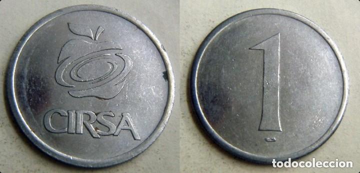 Monedas locales: FICHA METALICA DE JUEGO. CIRSA