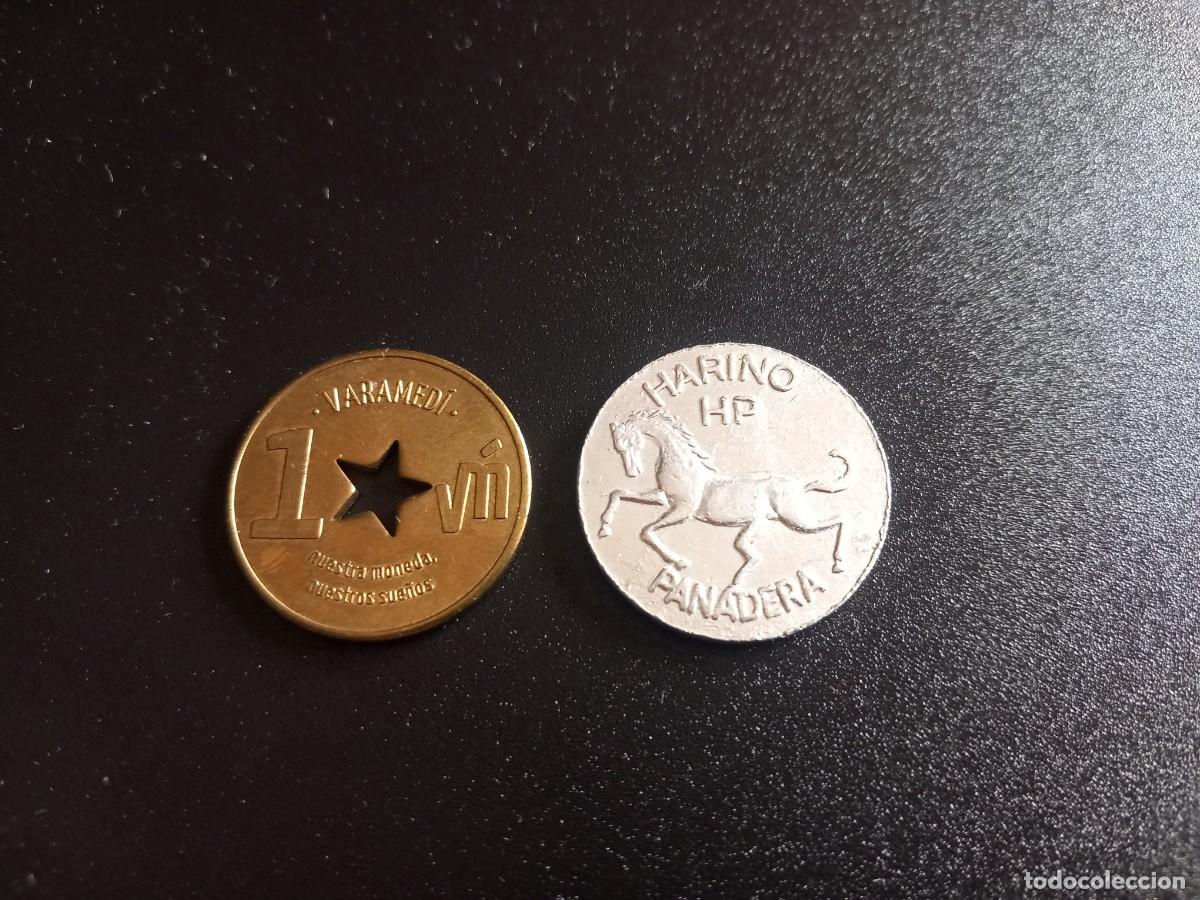 Monedas locales: Harino bilbao y zafra varamedi