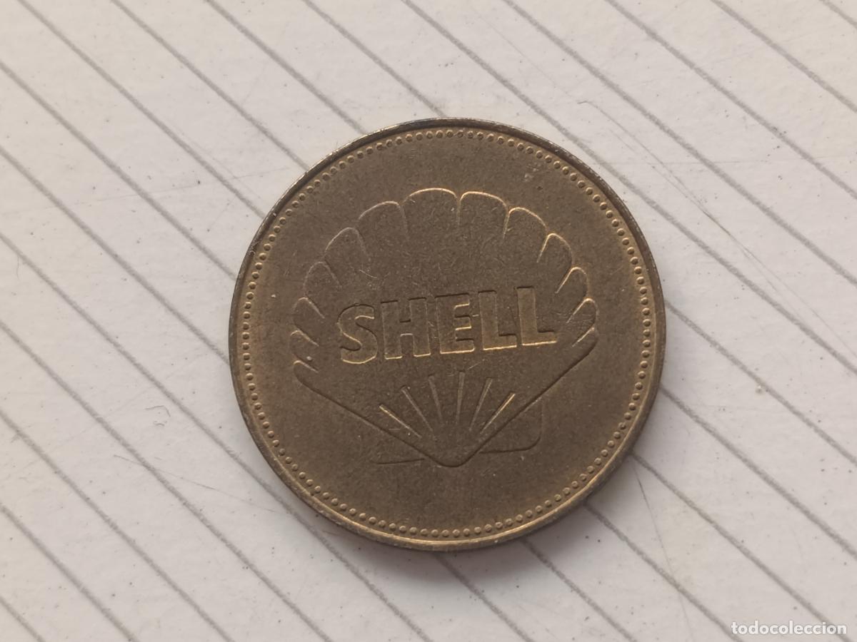 Monedas locales: SHELL. Louis Bleriot 1909, token, jet&oacute;n. - Foto 2