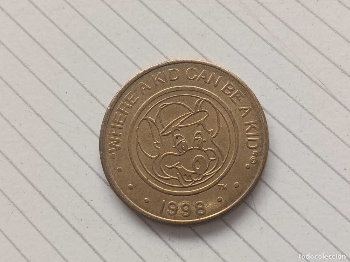 Lokalw&auml;hrung: Token. Ficha Dineraria de Chuck E. Cheese's - Where a Kid Can Be a Kid, 2003