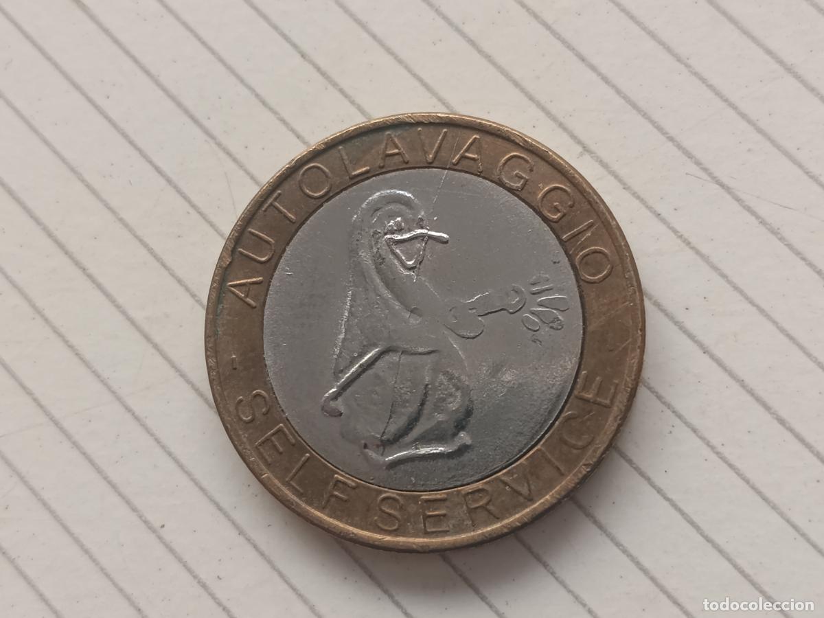 Monedas locales: DICOMI. Ficha de autolavado, Italia